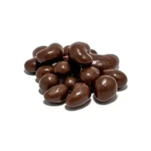 CASTANHA DE CAJU DRAGEADA BRILHANTE COM CHOCOLATE BELGA MEIO AMARGO 5 KG