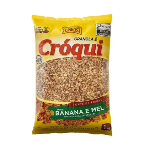 GRANOLA BANANA/MEL MARCA CRÓQUI (10PC X 1K) 10 KG