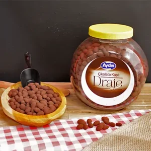 PISTACHE DRAGEADO TRUFADO COM CHOCOLATE BELGA MEIO AMARGO 5 KG