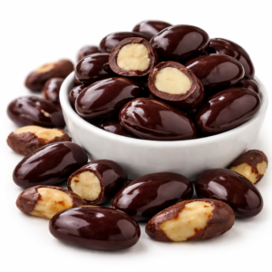 CASTANHA DO PARA DRAGEADA BRILHANTE COM CHOCOLATE MEIO AMARGO 5 KG